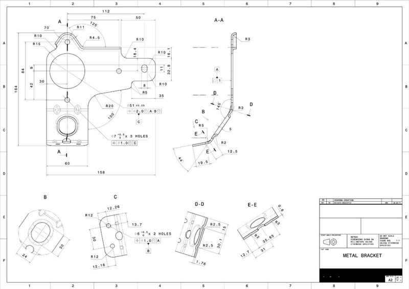 Advanced Sheet Metal Design Using NX Cad Challenge_7_ Metal bracketII